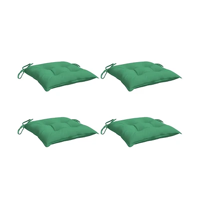 Chair Cushions pcs Green 19.7"x19.7"x2.8" Oxford Fabric