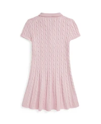 Polo Ralph Lauren Big Girls Cable-Knit Cotton Sweater Dress