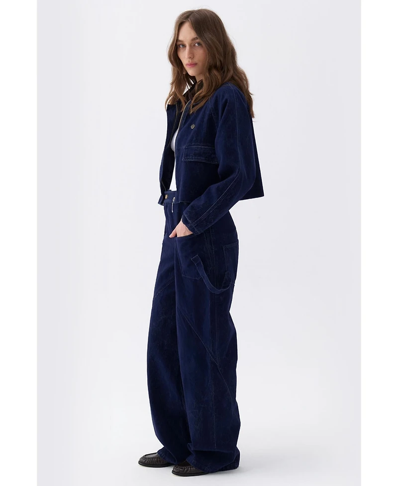 Nocturne Women's High Waist Velvet Pants
