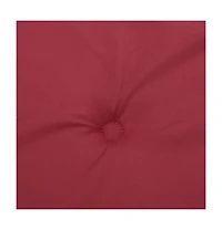 Deck Chair Cushion Wine Red (29.5"+41.3")x19.7"x1.6"