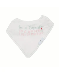 GooseWaddle Slice Slice Baby And Pizza 2 Pack Muslin & Terry Cloth Bib Set