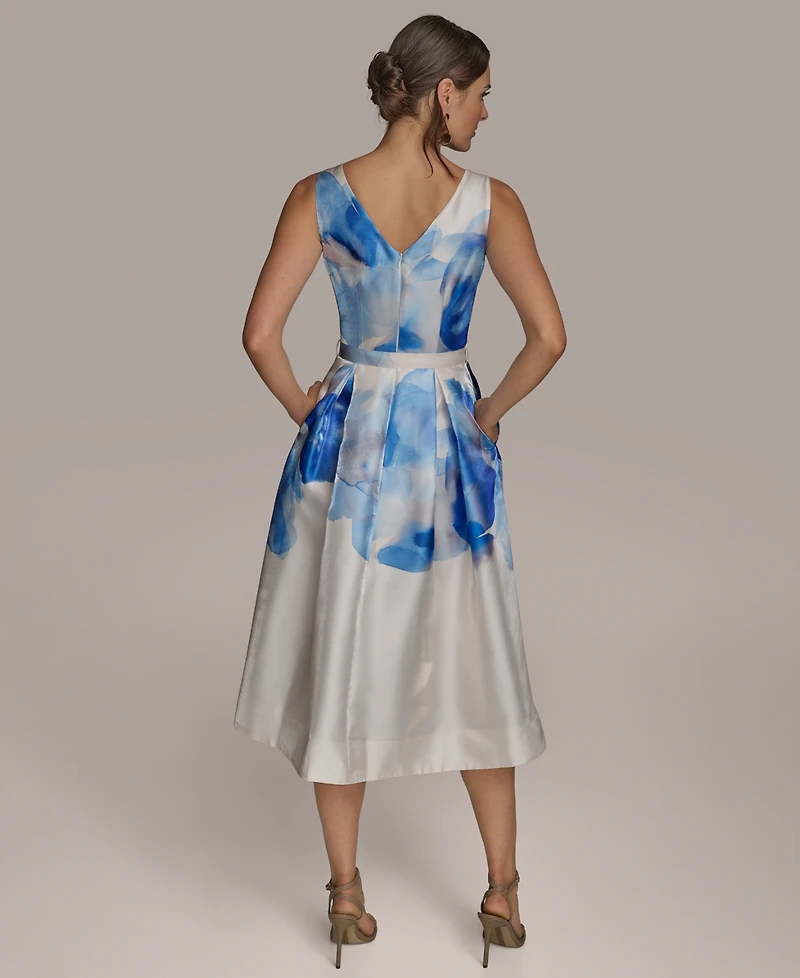 Donna Karan New York Women's Printed A-Line Dress