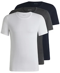 Boss by Hugo Men's 3-Pk. Classic Solid Crewneck T-Shirts