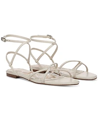 Sam Edelman Women's Elina Ankle-Strap Flat Sandals