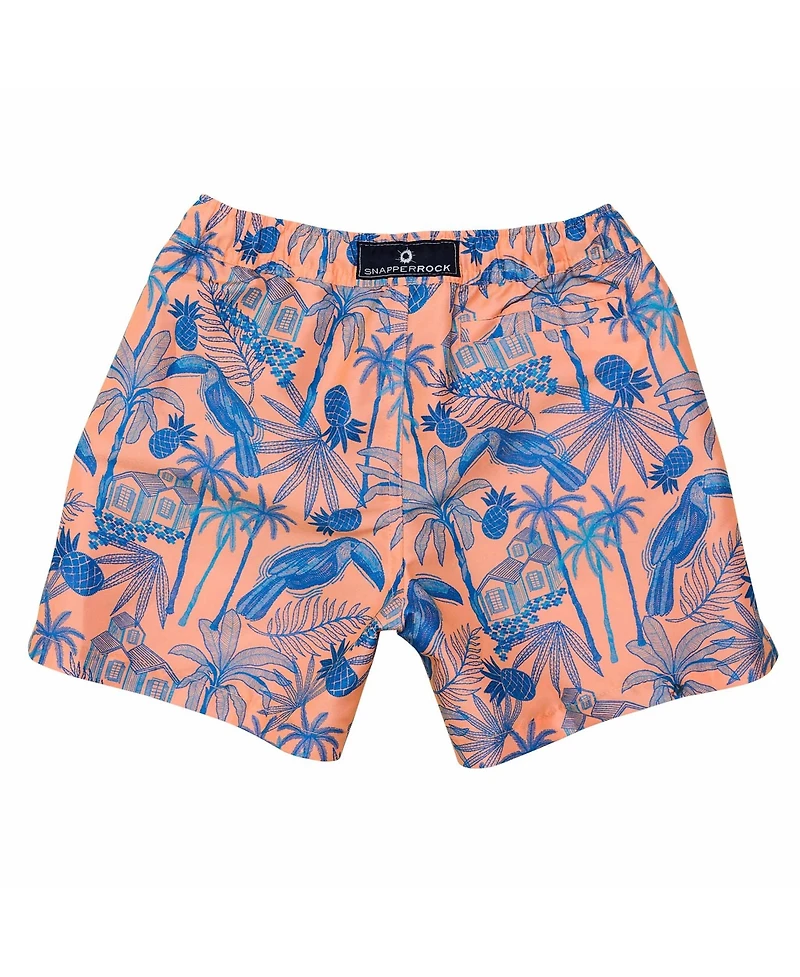 Snapper Rock Big Boys Tropicana Vacay Sustainable Swim Short