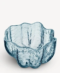Kosta Boda 3.8" Circular Crystal Glass Crackle Bowl