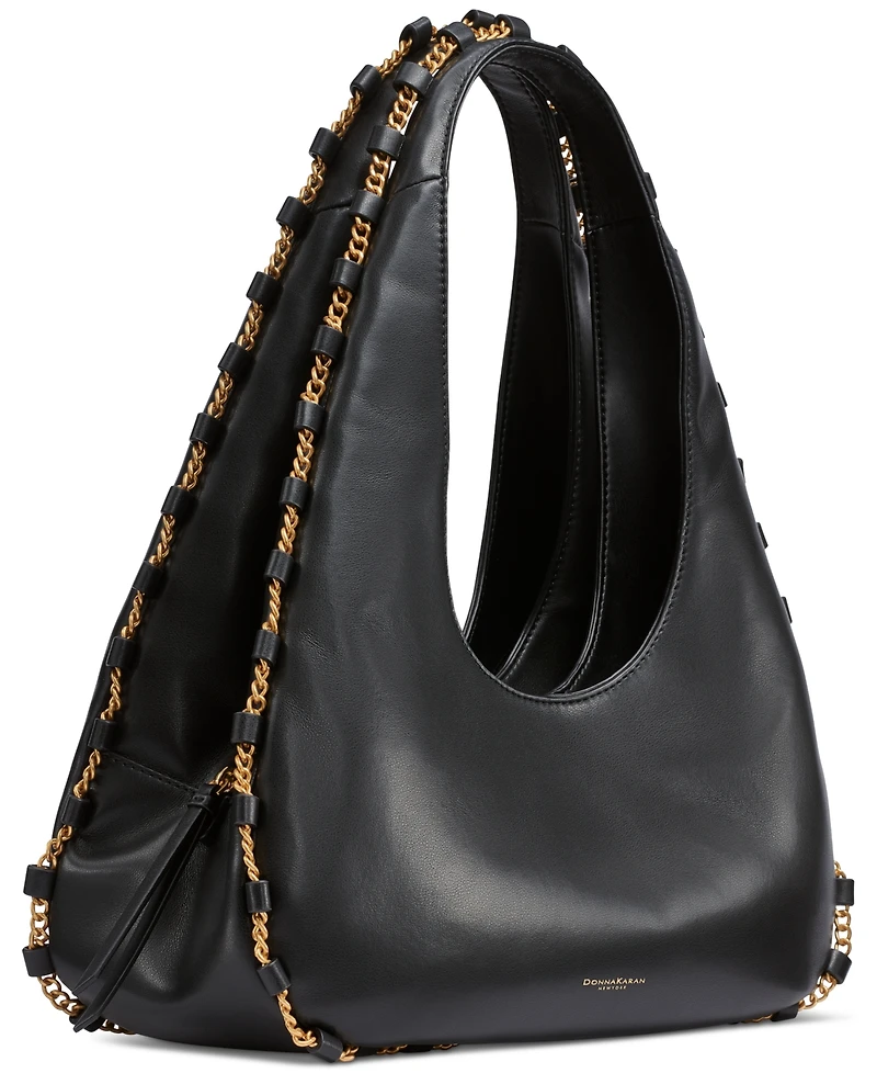 Donna Karan New York Batiste Triple Compartment Small Shoulder Bag