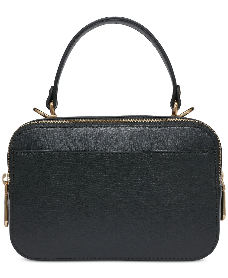 Karl Lagerfeld Paris Simone Camera Crossbody with Rainbow Stitching