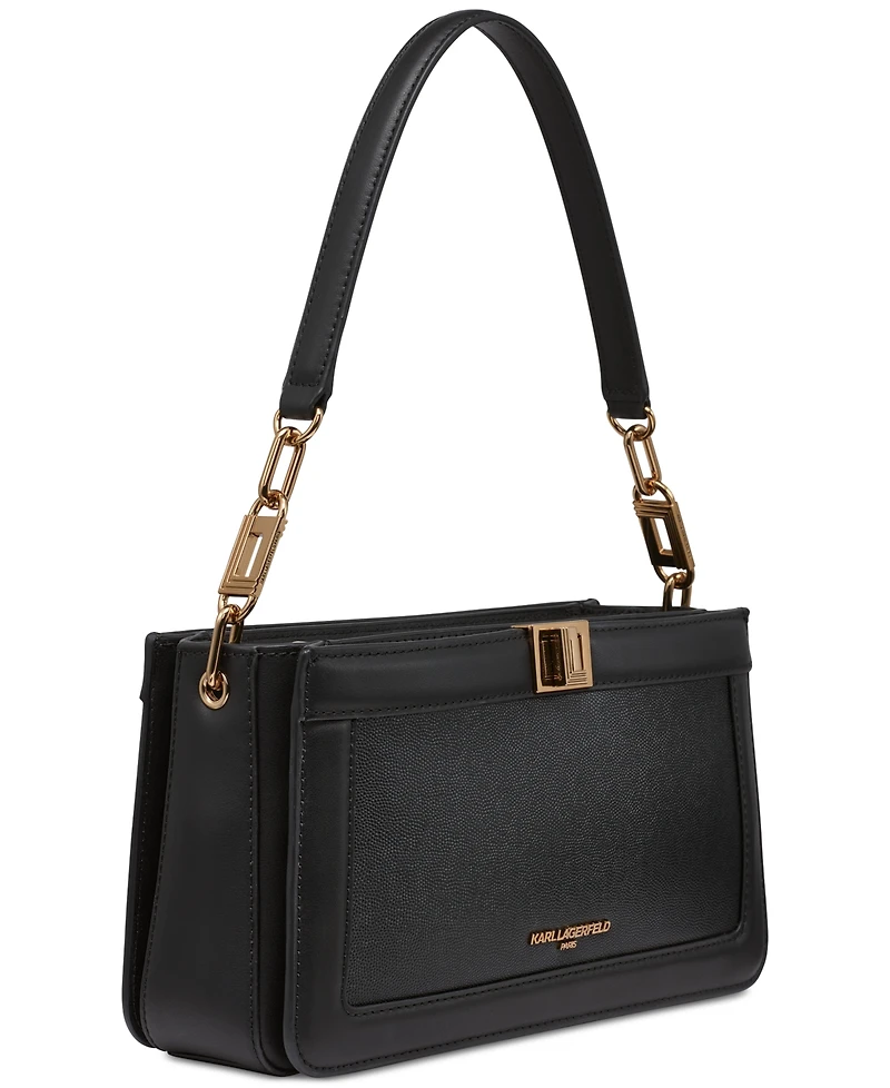 Karl Lagerfeld Paris Ivette Leather Shoulder