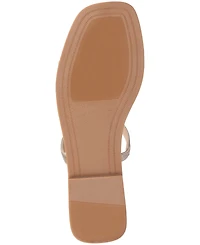 Journee Collection Women's Brisa Multi Strap Slip On Flat Sandals