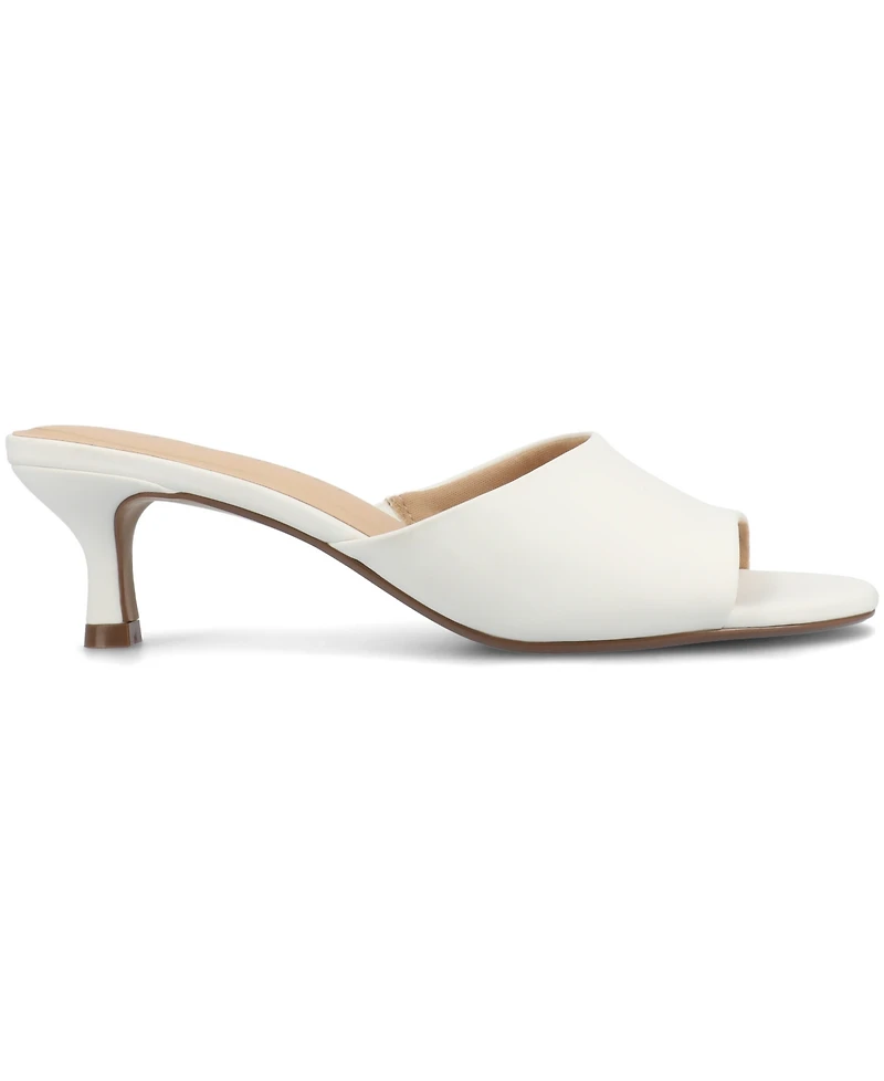 Journee Collection Women's Jeylah Kitten Heel Dress Sandals