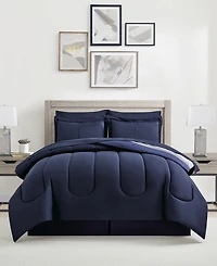 Sunham Aiden Striped 8-Pc. Comforter Sets, Exclusively at Macy's