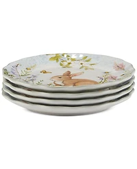 Certified International Easter Meadow Dessert/Salad Plates, Set of 4