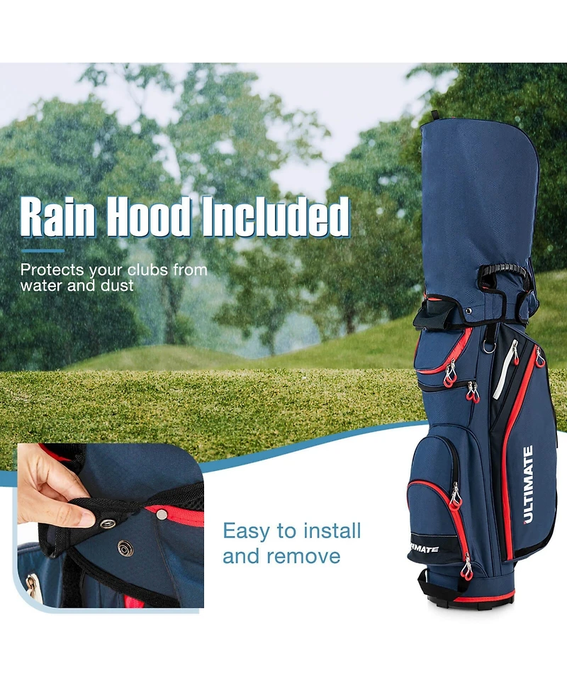 Kuyotq Lightweight and Large Capacity Golf Cart Bag