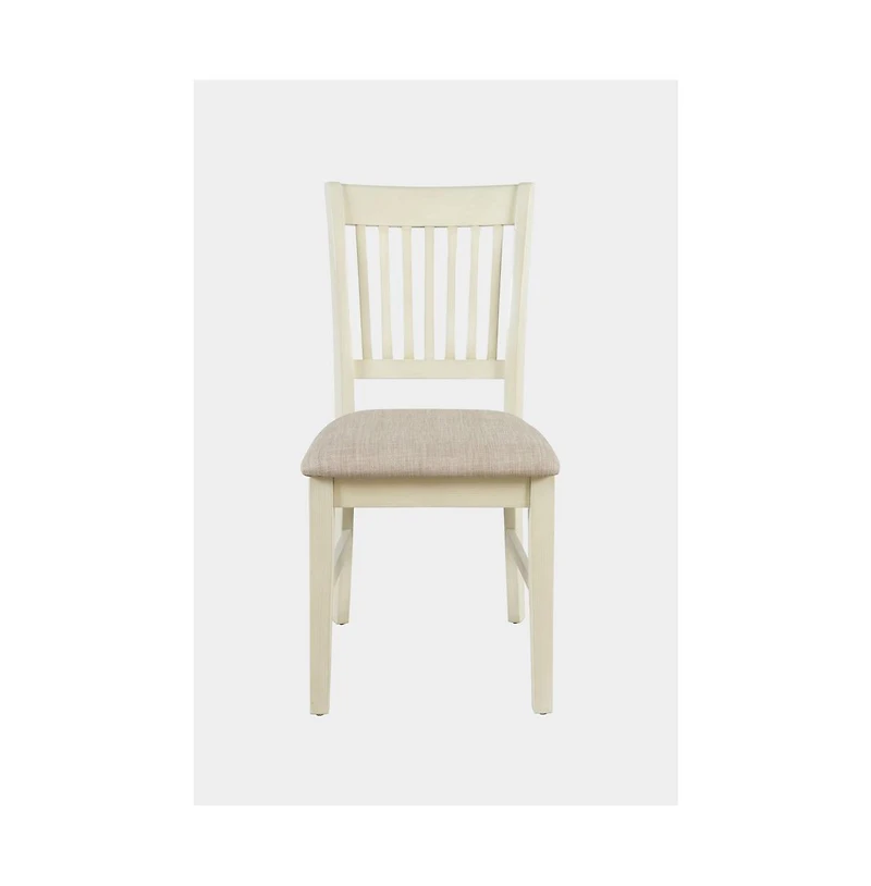 Craftsman Slat-Back Upholstered Desk Chair