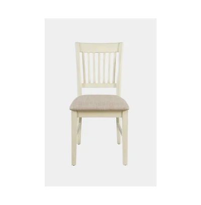 Craftsman Slat-Back Upholstered Desk Chair
