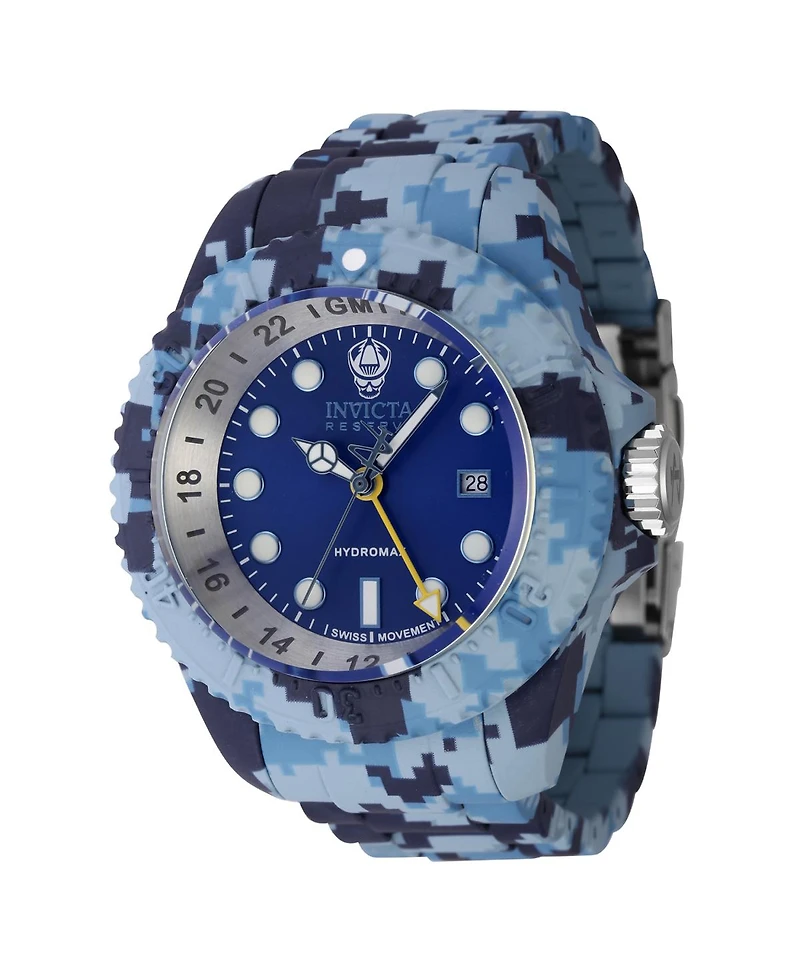 Invicta Men's 45940 Reserve Quartz 3 Hand Blue Dial Watch