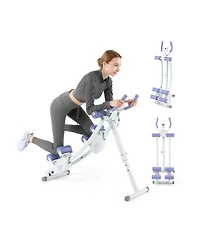 Ab Machine with Lcd Monitor and 4 Adjustable Heights