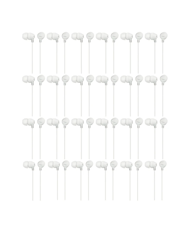 Sony Mdr-EX15LP Color EX Series In-Ear Earbud Headphones (White) Lot of 24
