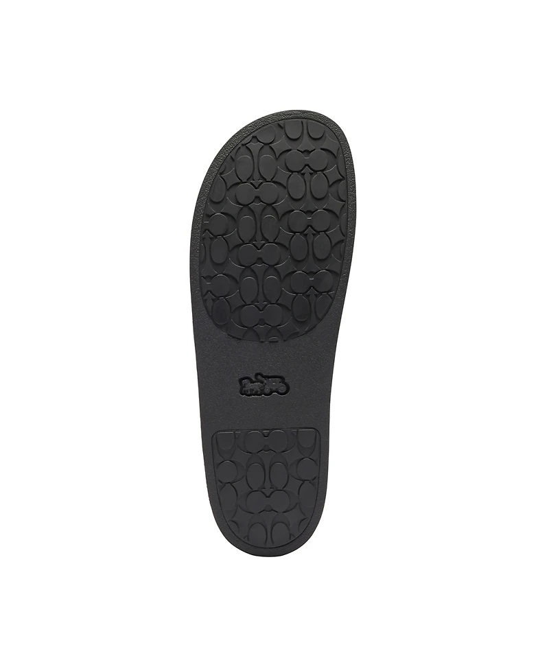 Coach Men's Signature Coated Canvas Pool Slide