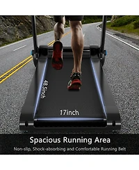 2.25HP Folding Treadmill with Bluetooth Speaker