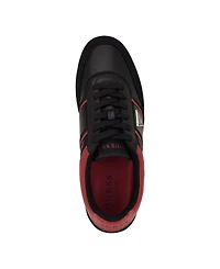 Guess Men's Lasen Branded Lace-Up Fashion Sneakers