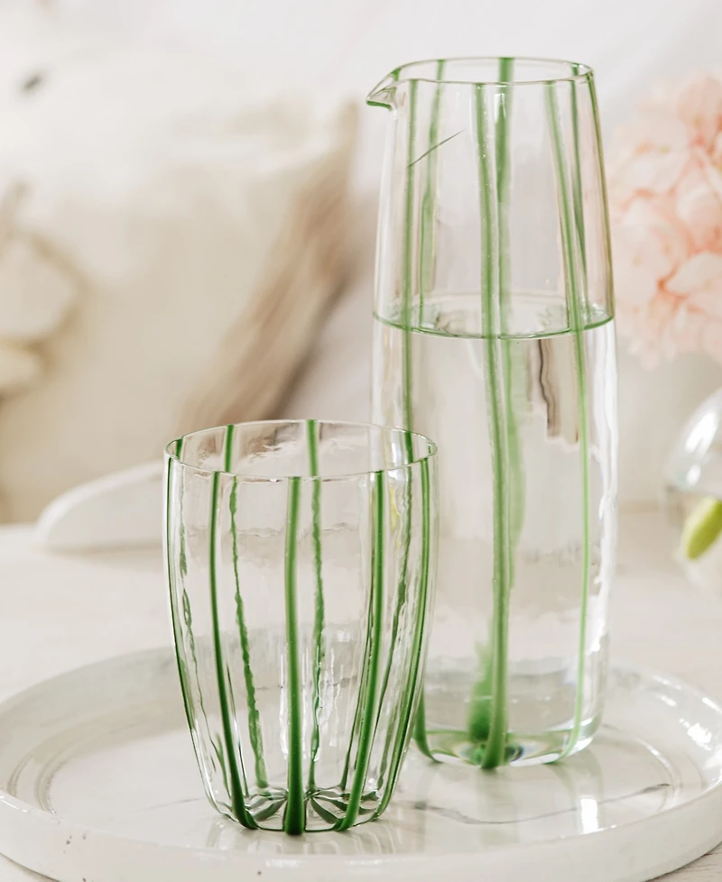 Vietri Nuovo Stripe Pitcher