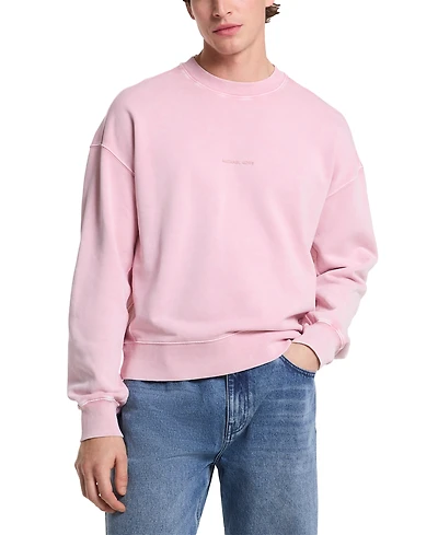Michael Kors Men's French Terry Crewneck Logo Sweatshirt