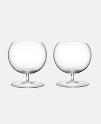 Orrefors Geometry Cognac Glass, Set of 2