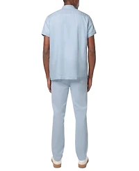 Scotch & Soda Men's Short-Sleeve Linen Shirt