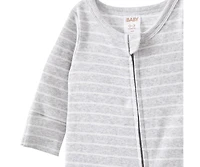 Cotton On Baby Boys The Billie Long Sleeve Rib Romper