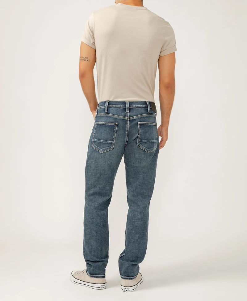 Silver Jeans Co. Men's Eddie Classic Athletic Fit Tapered Leg Jeans
