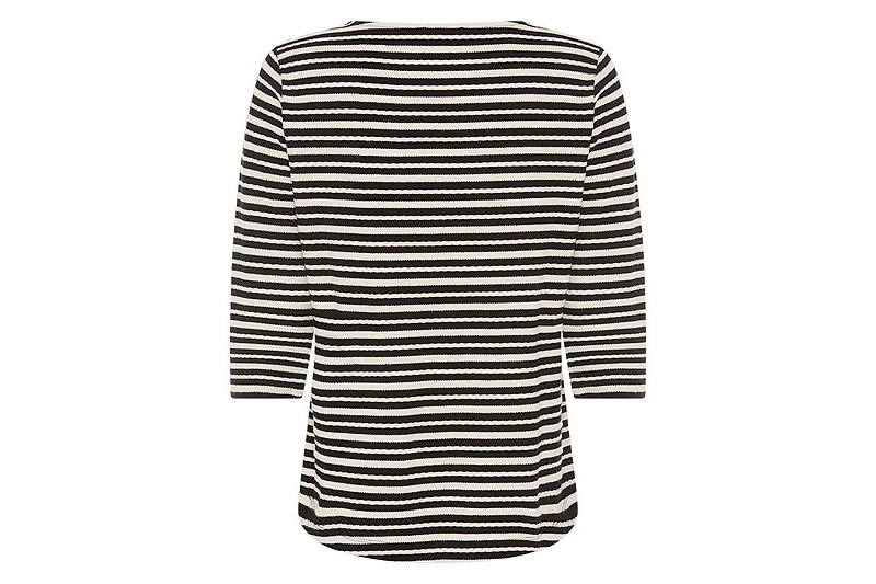 Olsen Women's Textured Striped T-Shirt