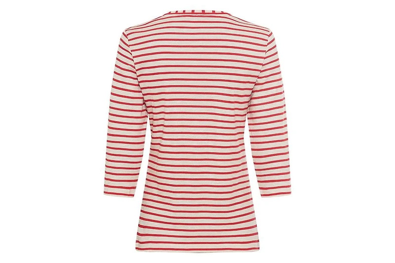 Olsen Women's Striped Love Print T-Shirt