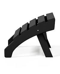 Outdoor Patio Hdpe Adirondack Ottoman Footrest