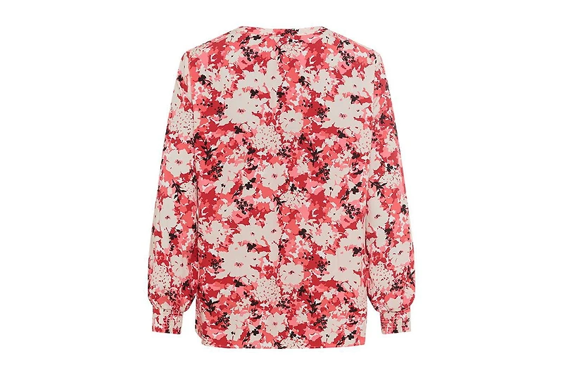 Olsen Women's Floral Camo Tunic Blouse