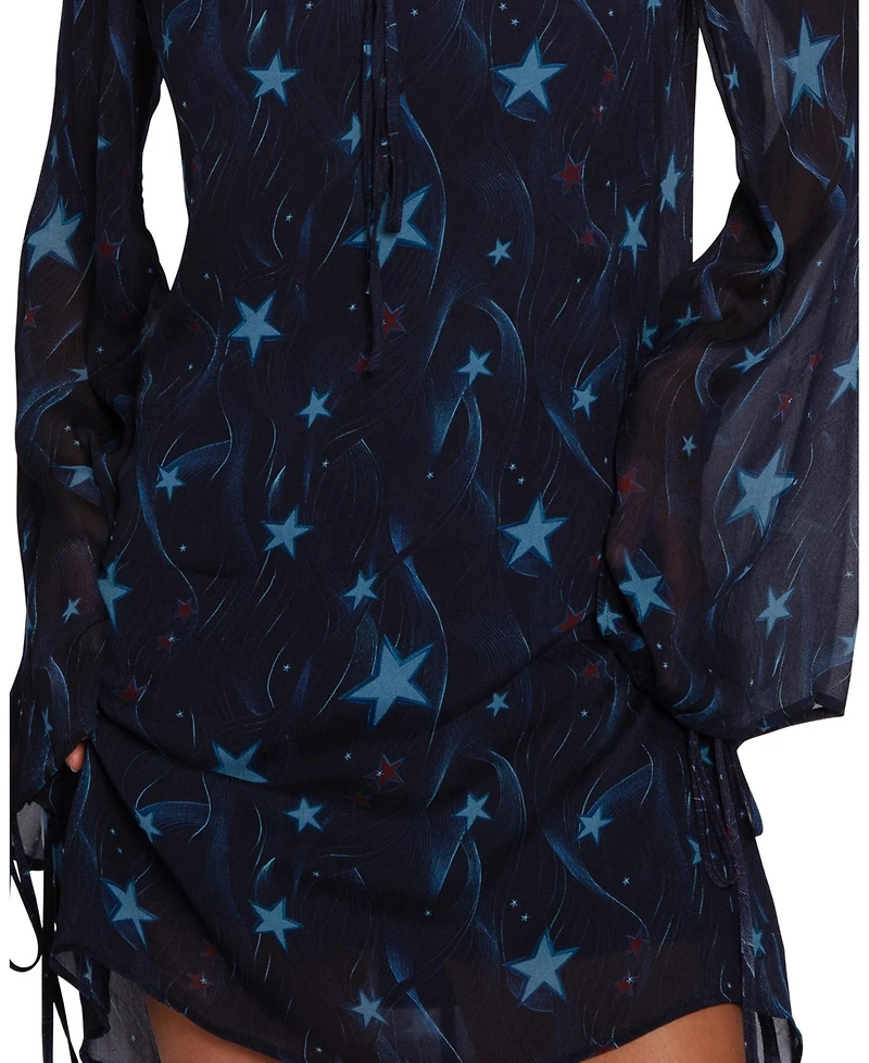Belle & Bloom Women's Star Eyes Mini Dress