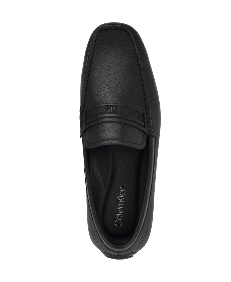 Calvin Klein Men's Oliver Logo Gross Grain Loafers