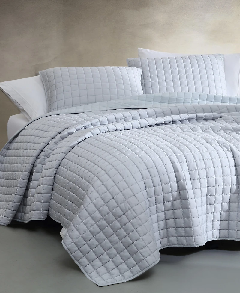 Calvin Klein Tencel Solid Reversible 3-Pc. Quilt Set