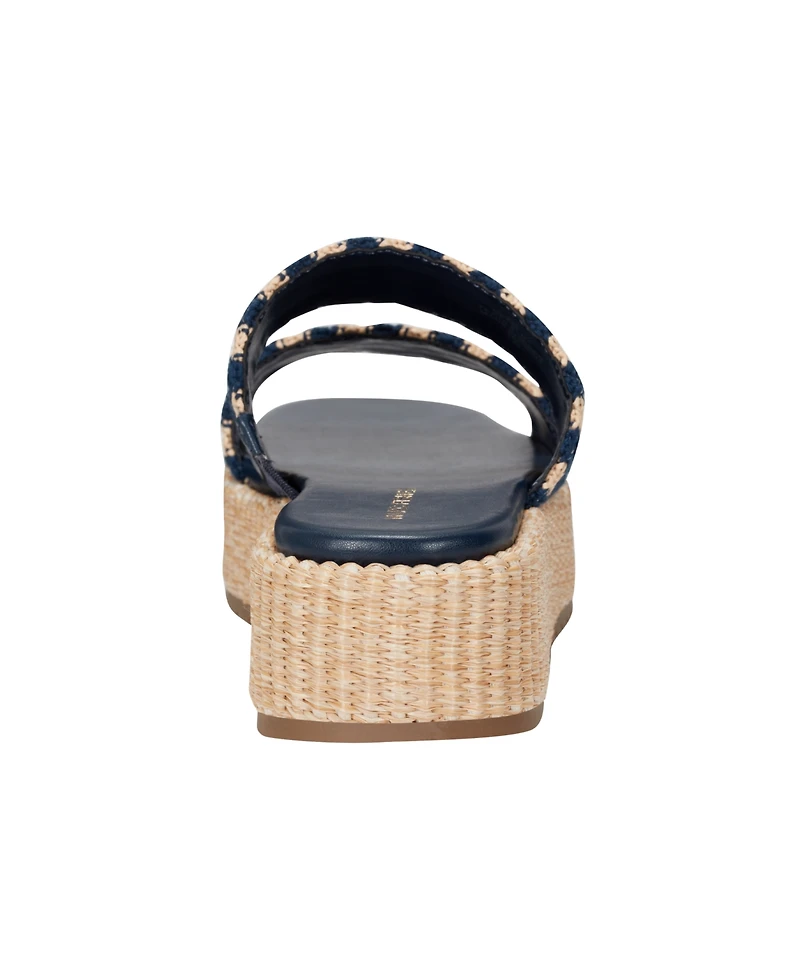 Marc Fisher Women's Pelma Double Band Flatform Sandals