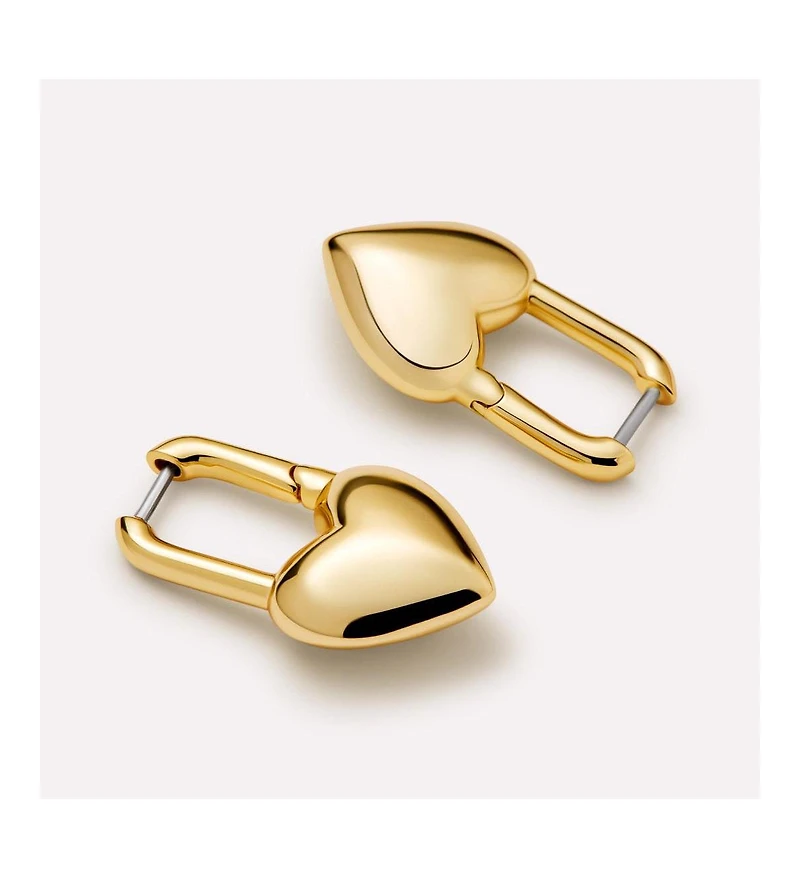 Ana Luisa Heart Earrings - Cameron
