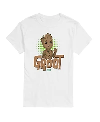 Airwaves Men's Guardians of The Galaxy Groot Short Sleeve T-Shirt