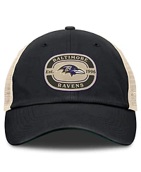 Top of the World Men's Black Baltimore Ravens Team Patch Adjustable Hat