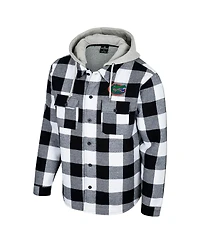 Colosseum Men's Black/White Florida Gators Buffalo Plaid Full-Zip Jacket