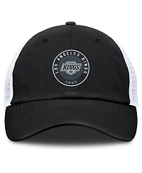 Fanatics Men's Black/White Los Angeles Kings Averie Trucker Adjustable Hat