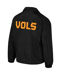 The Wild Collective Men's and Women's Black Tennessee Volunteers Coaches Full-Snap Jacket