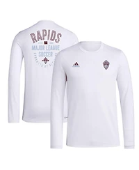 Adidas Men's White Colorado Rapids Local Stoic Long Sleeve T-Shirt