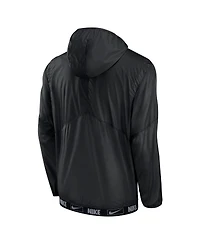 Nike Men's Black St. Louis Cardinals Authentic Night Game Performance Half-Zip Windbreaker