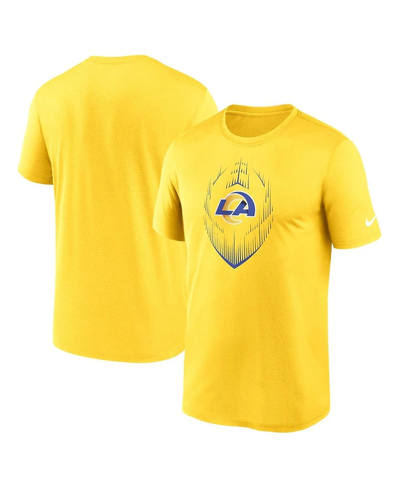 Nike Men's Gold Los Angeles Rams Primetime Legend Icon Performance T-Shirt