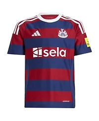 Adidas Big Boys and Girls Burgundy Newcastle United 2024/25 Away Replica Jersey